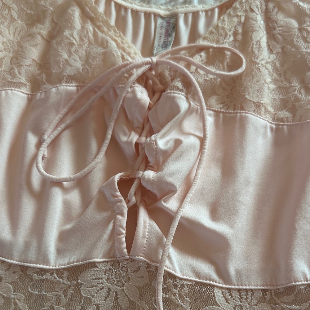 Free People Lace Midi Dress in Soft Beige - Picture 5 of 10